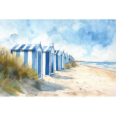 Beach Hut Painting